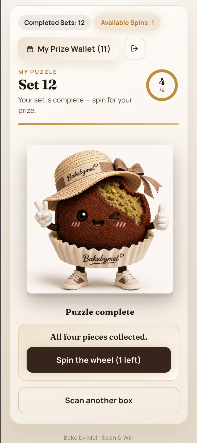 Lucky Draw Campaign by Bake by Mel preview